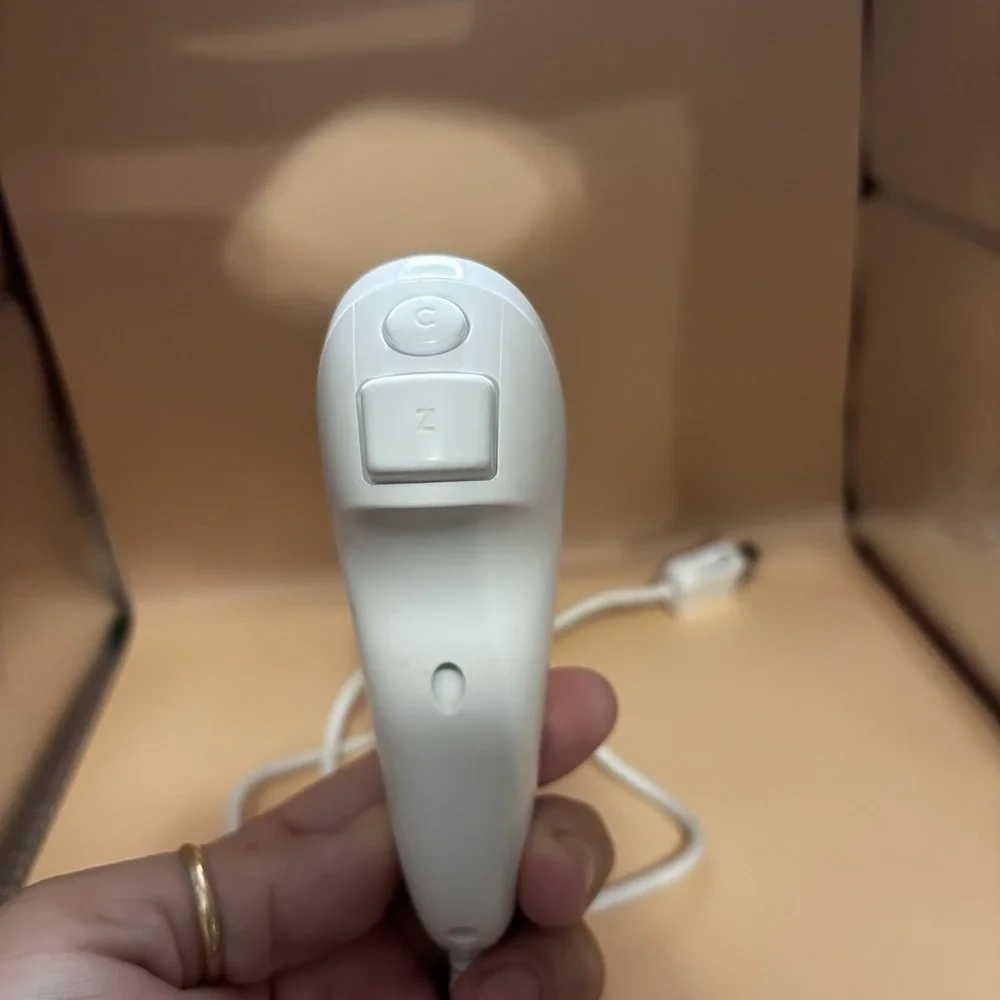 Official Nintendo Wii White Nunchuck Controller  Used Tested - Qwik Ship!